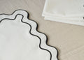 UZO Scalloped Placemat/Napkin - Set of Four