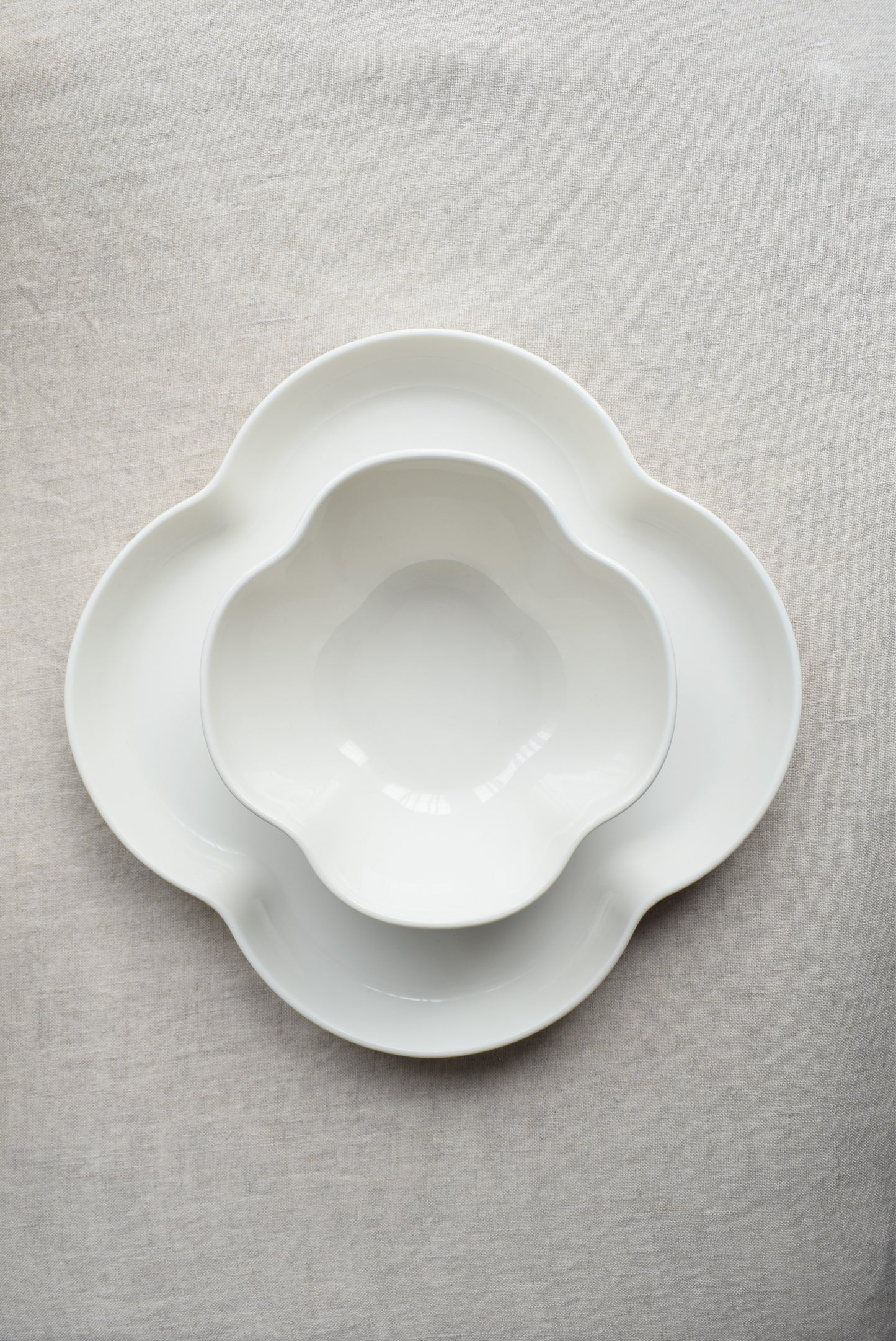 IMA White Mini Plate - Set of Four