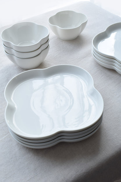 IMA White Mini Plate - Set of Four