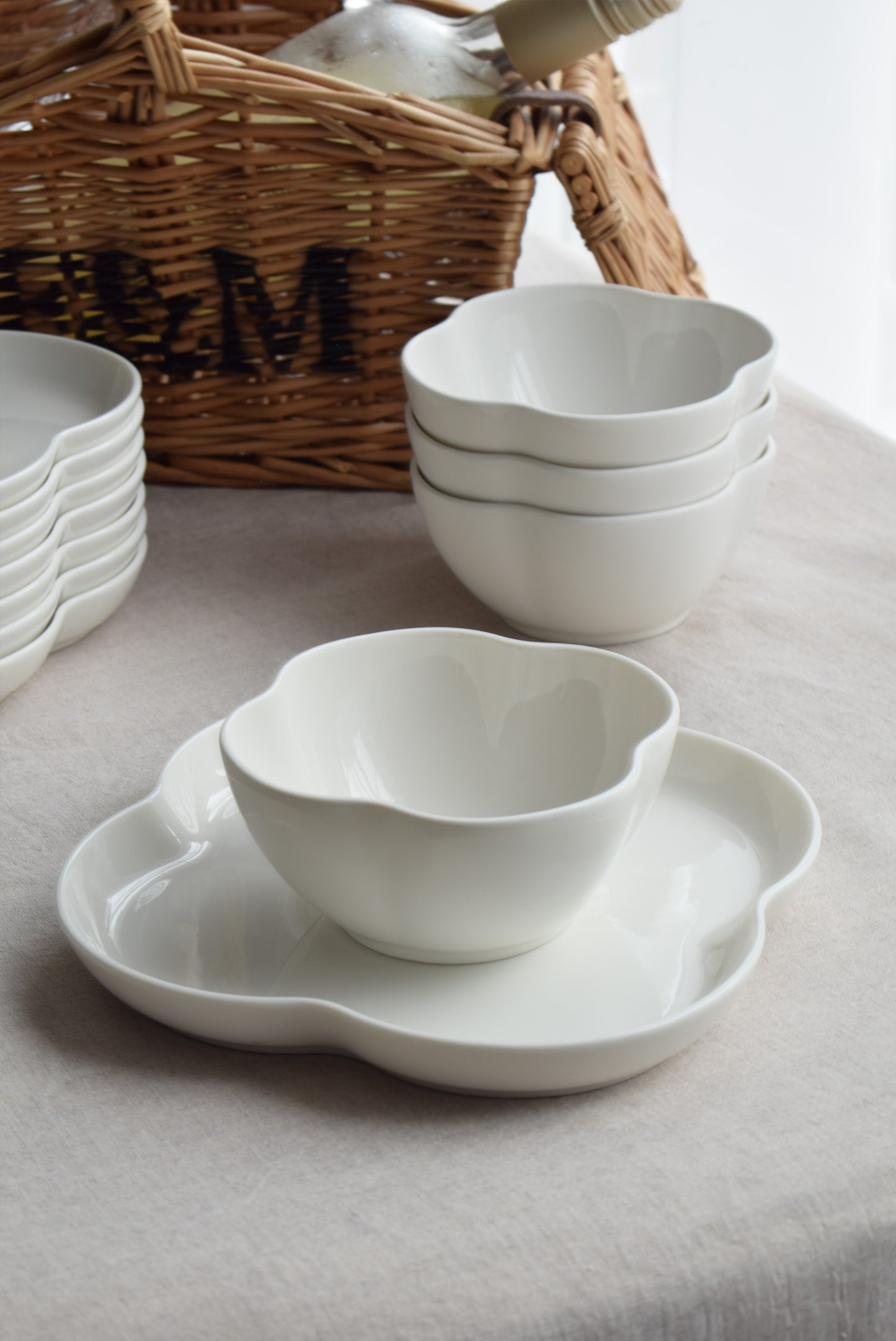 IMA White Mini Bowl - Set of Four